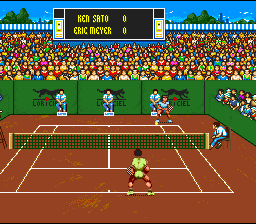 International Tennis Tour [US] snes 1993 Game Image
