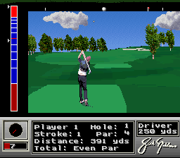 Jack Nicklaus Golf [US] snes 1992 Game Image