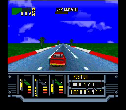 Kyle Petty’s No Fear Racing [US] snes 1995 Game Image