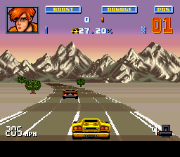 Lamborghini American Challenge [US] snes 1993 Game Image