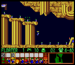 Lemmings [US] snes 1992 Game Image