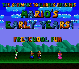 Mario's Early Years : Preschool Fun [US] Thumbnail