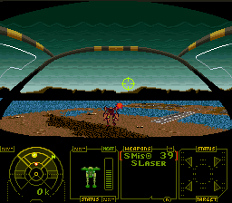 MechWarrior [US] snes 1993 Game Image