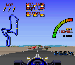 Nigel Mansell’s World Championship Racing [US] snes 1993 Game Image