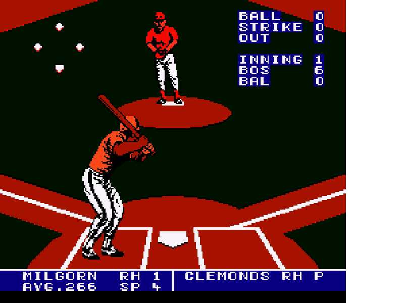 Bo Jackson Baseball [US] nes 1991 Game Image