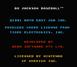 Bo Jackson Baseball [US] Thumbnail