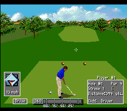PGA European Tour [US] snes 1996 Game Image