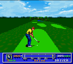 PGA Tour Golf [US] snes 1992 Game Image