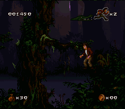 Pitfall : The Mayan Adventure [US] snes 1994 Game Image