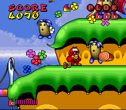 Plok [US] snes 1993 Game Image