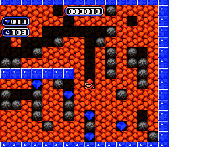 Boulder Dash [US] nes 1990 Game Image