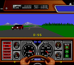 Race Drivin’ [US] snes 1992 Game Image