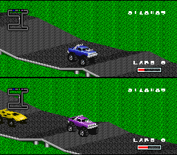 Radical Psycho Machine Racing [US] snes 1991 Game Image