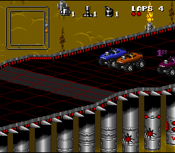Rock n’ Roll Racing [US] snes 1993 Game Image