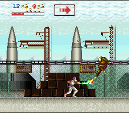 Run Saber [US] snes 1993 Game Image