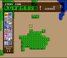 SimCity [US] snes 1991 Game Image
