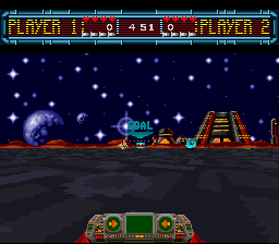 Space Football : One on One [US] snes 1992 Game Image