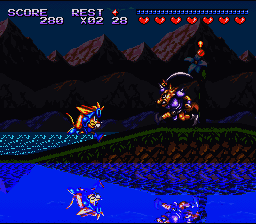 Sparkster [US] snes 1994 Game Image