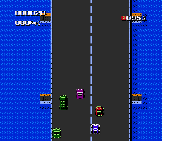 Bump ‘n’ Jump [US] nes 1988 Game Image