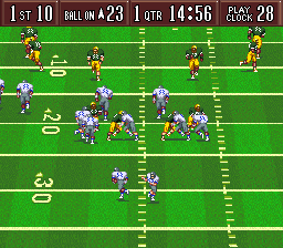 Sterling Sharpe : End 2 End [US] snes 1995 Game Image