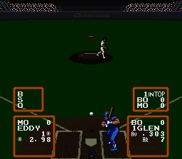 Super Baseball Simulator 1.000 [US] snes 1991 Game Image