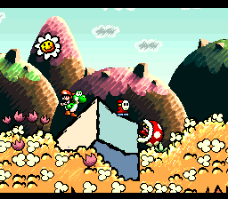 Super Mario World 2 : Yoshi’s Island [US] snes 1995 Game Image
