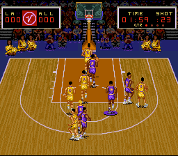 Super Slam Dunk [US] snes 1993 Game Image