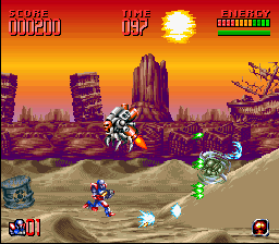 Super Turrican 2 [US] snes 1995 Game Image