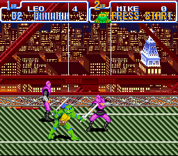 Teenage Mutant Ninja Turtles IV : Turtles in Time [US] snes 1992 Game Image
