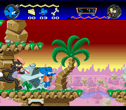The Itchy & Scratchy Game [US] snes 1995 Game Image