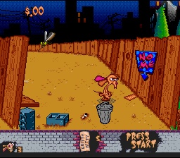 The Ren & Stimpy Show : Time Warp [US] snes 1994 Game Image