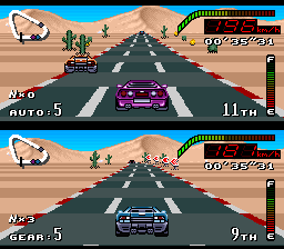 Top Gear [US] snes 1992 Game Image