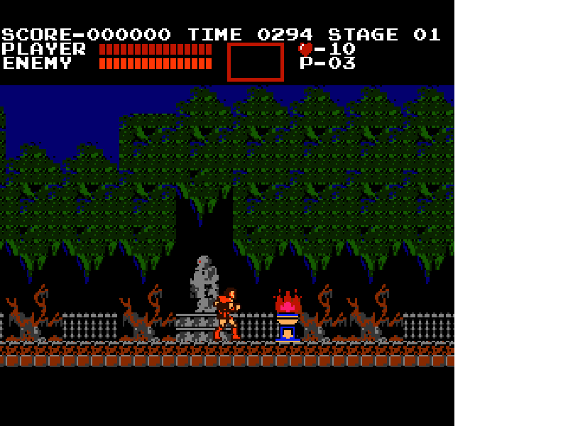 Castlevania [US] nes 1987 Game Image