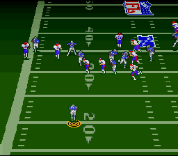 Troy Aikman NFL Football [US] snes 1994 Game Image