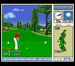 True Golf Classics : Pebble Beach Golf Links [US] snes 1992 Game Image