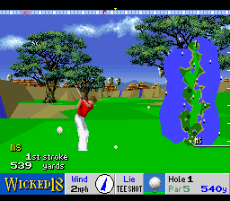 True Golf Classics : Wicked 18 [US] snes 1993 Game Image