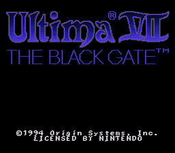 Ultima : The Black Gate [US] Thumbnail