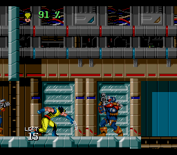 Wolverine : Adamantium Rage [US] snes 1994 Game Image