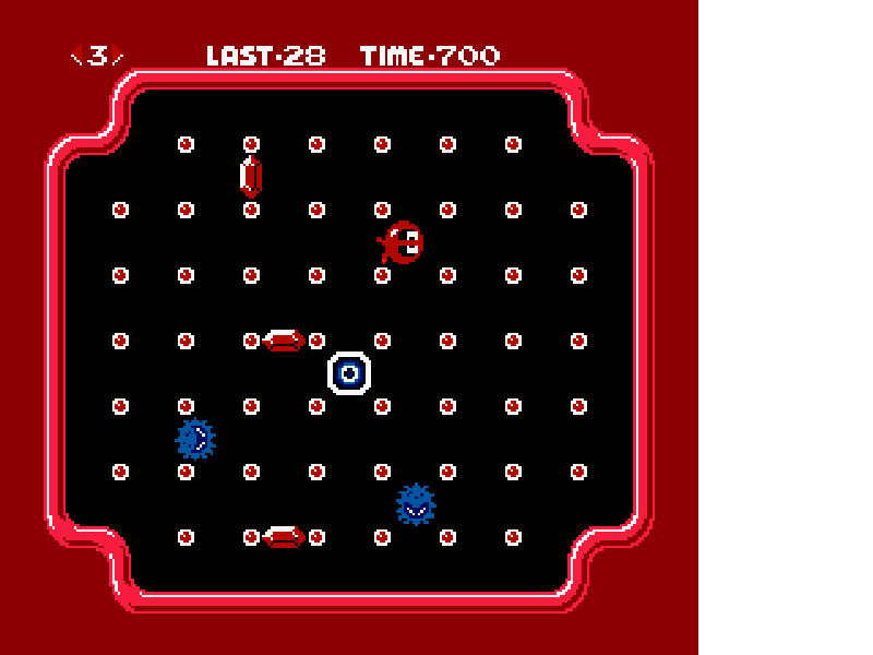 Clu Clu Land [WOR] nes 1985 Game Image