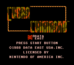 Cobra Command [US] Thumbnail