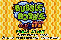 Bubble Bobble : Old & New [US] Thumbnail